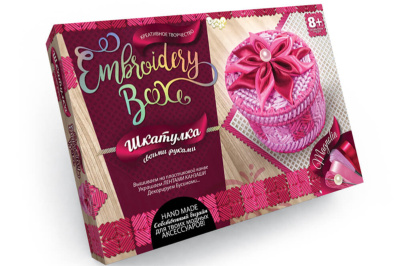 Набір креативної творчості "Шкатулка Embroidery Box" EMB-01-01,02,03,04...08 DANKO