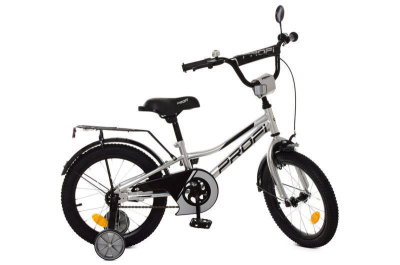 Велосипед PROF1 16д. Y16222 Prime (металік, дзвінок, додаткові колеса)