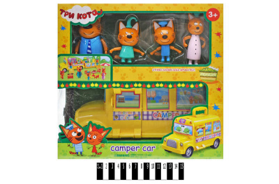 Автобус з героями "Коти" в коробці M-8805 р. 28*16,5*29 см.