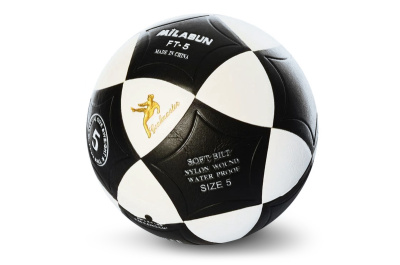 М'яч футбольний MS 1771 розмір 5, ПВХ, ламінований, 390-410 г, 5 кольорів, кульок