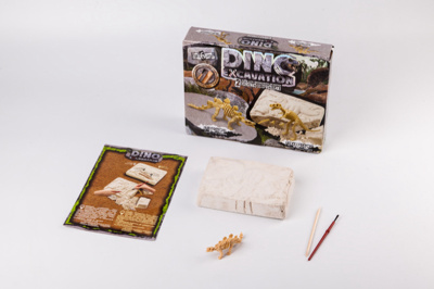 Набір для проведення розкопок "DINO EXCAVATION" динозаври DEX-01-04,05,06 DANKO