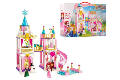 Конструктор 2615 замок принцеси, фігурки, 405 деталей, коробка 37-28-6,5 см