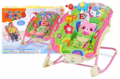 Крісло-гойдалка для немовлят в коробці SL85004 р.54*11*43 см