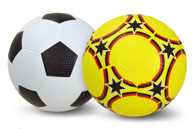 М"яч футбольний YW18009 №5, резина, 400 грамм, MIX 2 види, .ігла+сітка