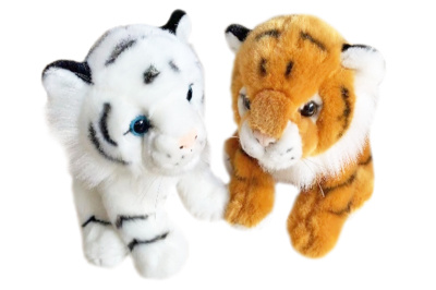 Мягка іграшка M073 тигр, 2 кольори, р. 13 см