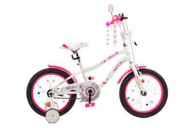 Велосипед ПРОФІ 18 "Unicorn" Y18244-1 біло-малиновий 2021