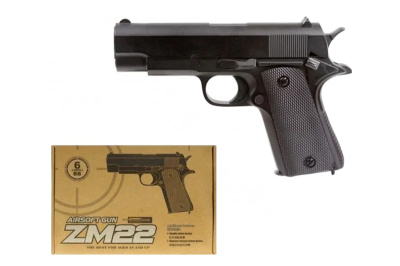 Пістолет CYMA ZM22 на кульках, металевий, в коробці р20*4*14 см