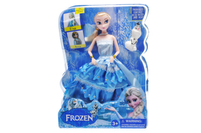 Лялька за мотивами мультфільму з сніговичком в коробці 6698-8