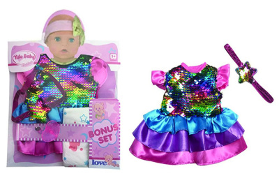 Одяг для ляльки в кульку YLC42D р.31*23*2см
